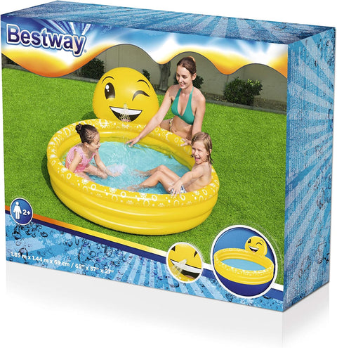 Bestway Summer Smiles Inflatable Play Pool 165x144cm