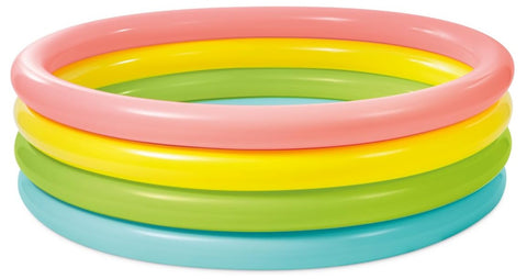 Intex Sunset Glow Inflatable 4 Rings Pool 168x46cm