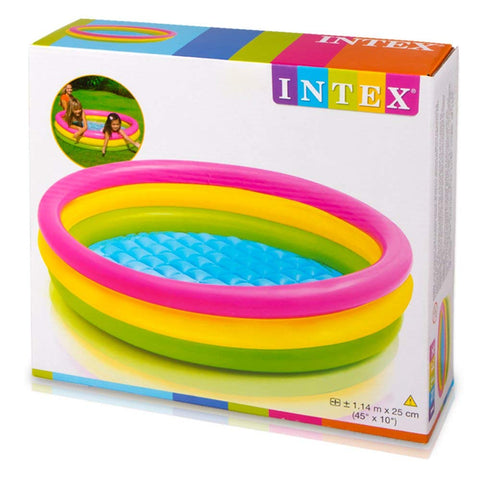 Intex Sunset Glow Inflatable Kiddie Pool 114x25cm