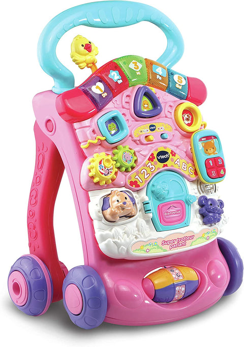 VTech Super Trotteur Parlant 2 en 1 Rose
