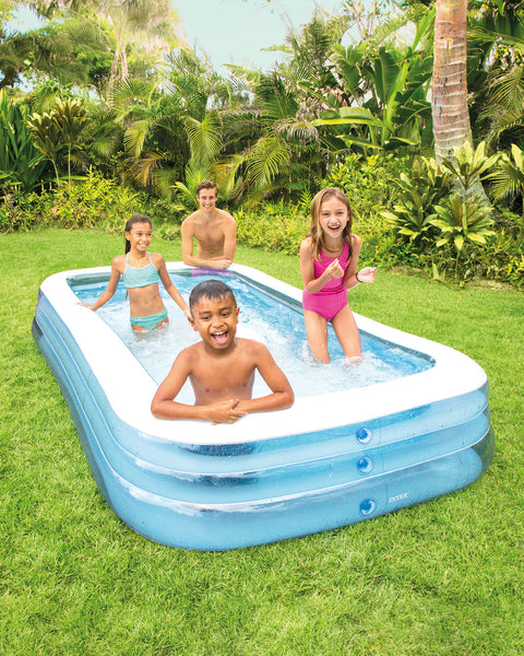 Intex Swim Center Inflatable Family Pool Blue 305x183x56cm
