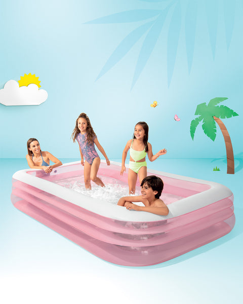 Intex Swim Center Inflatable Family Pool Pink 305x183x56cm