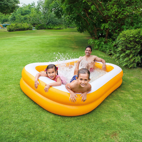 Intex Swim Center Mandarin Inflatable Family Pool 229x147x56cm