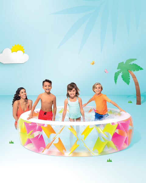 Intex Swim Center Pinwheel Inflatable Pool 229x56cm