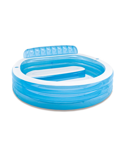 Intex Swim Center Round Inflatable Family Lounge Pool 224x216x76cm