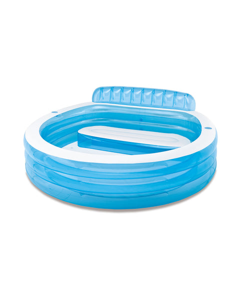 Intex Swim Center Round Inflatable Family Lounge Pool 224x216x76cm