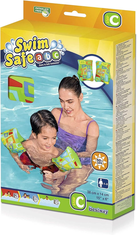 Bestway Swim Safe AquaStar Fabric Armbands S/M 38x14cm