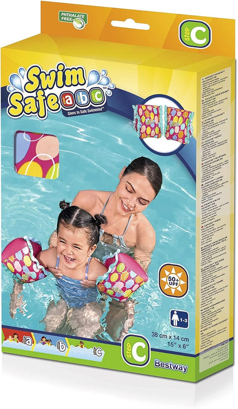 Bestway Swim Safe AquaStar Fabric Armbands S/M 38x14cm