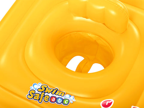 Bestway Swim Safe WonderSplash Square 3-Ring Inflatable Baby Boat Float