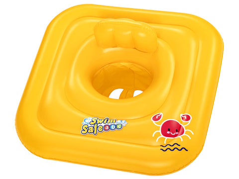 Bestway Swim Safe WonderSplash Square 3-Ring Inflatable Baby Boat Float