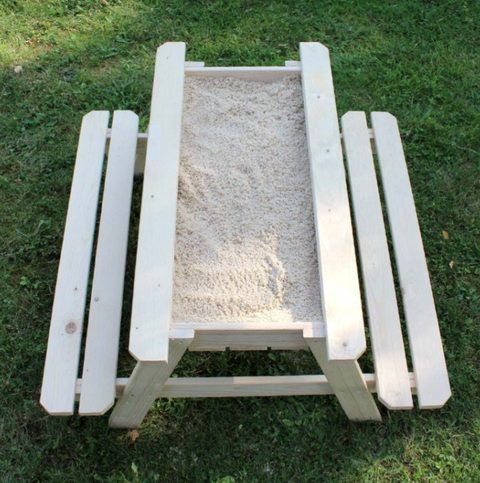 Table Pique-Nique + Bac à Sable 92x90x50cm