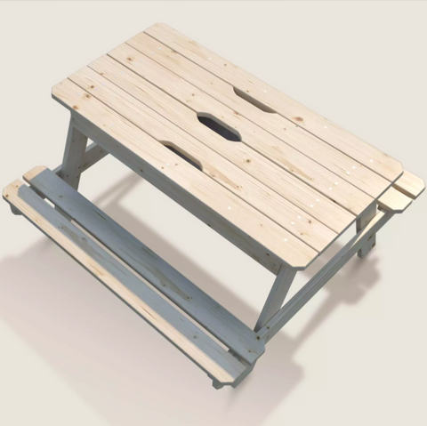 Table Pique-Nique + Bac à Sable 92x90x50cm