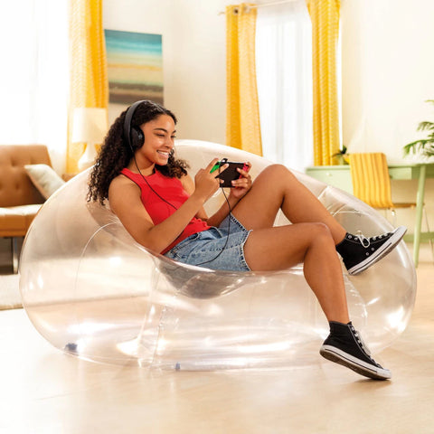 Intex Transparent Beanless Bag Chair 137x127x74cm