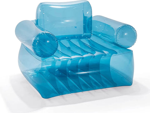 Intex Transparent Blue Armchair 109x107x79cm