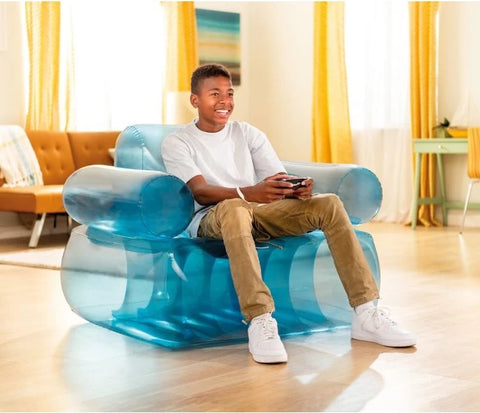 Intex Transparent Blue Armchair 109x107x79cm