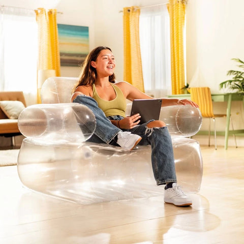 Intex Transparent Jelly Armchair 109x107x79cm