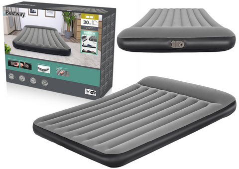 Bestway Tritech Queen Airbed With Built-in AC Pump 203x152x30cm