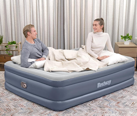 Bestway Tritech Queen Airbed With Built-in AC Pump 203x152x51cm