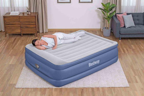 Bestway Tritech Queen Airbed With Built-in AC Pump 203x152x56cm