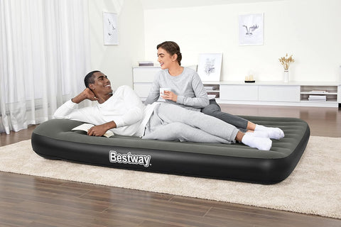 Bestway Tritech Queen Airbed With Built-in Battery Pump 203x152x30cm