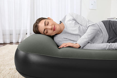 Bestway Tritech Queen Airbed With Built-in Battery Pump 203x152x30cm