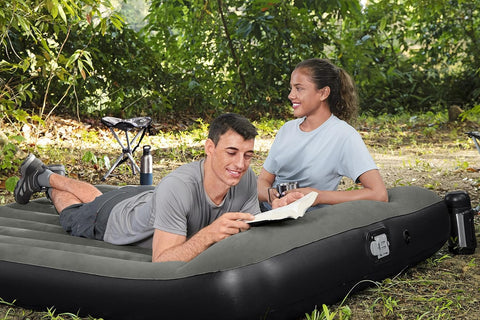 Bestway Tritech Queen Airbed With Built-in Battery Pump 203x152x30cm