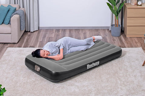 Bestway Tritech Twin Airbed With Built-in AC Pump 188x99x30cm