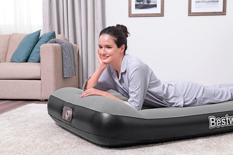 Bestway Tritech Twin Airbed With Built-in AC Pump 188x99x30cm