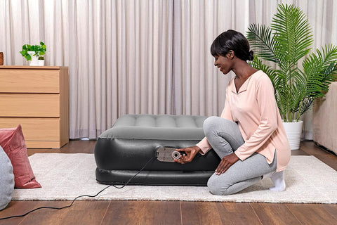 Bestway Tritech Twin Airbed With Built-in AC Pump 191x97x36cm