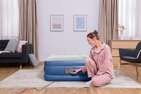 Bestway Tritech Twin Airbed With Built-in AC Pump 191x97x46cm