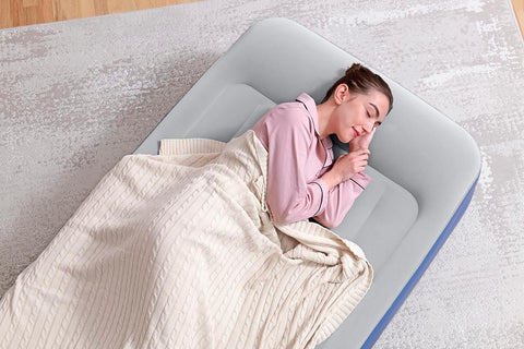 Bestway Tritech Twin Airbed With Built-in AC Pump 191x97x46cm