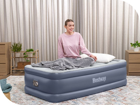 Bestway Tritech Twin Airbed With Built-in AC Pump 191x97x51cm