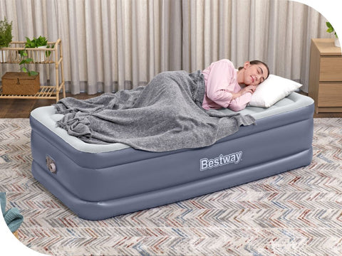 Bestway Tritech Twin Airbed With Built-in AC Pump 191x97x51cm
