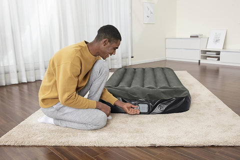 Bestway Tritech Twin Airbed With Built-in Battery Pump 188x99x30cm