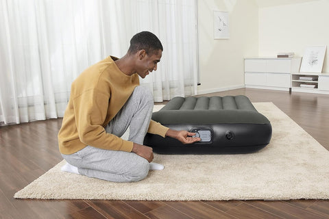 Bestway Tritech Twin Airbed With Built-in Battery Pump 188x99x30cm