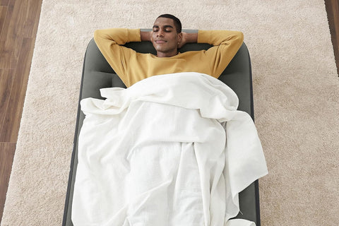 Bestway Tritech Twin Airbed With Built-in Battery Pump 188x99x30cm
