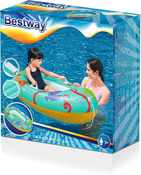 Bestway Tropical Crew Inflatable Baby Boat 119x79cm
