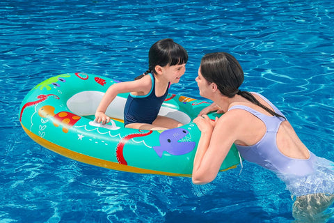 Bestway Tropical Crew Inflatable Baby Boat 119x79cm
