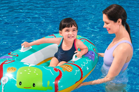 Bestway Tropical Crew Inflatable Baby Boat 119x79cm
