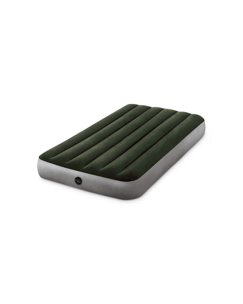 Intex Twin Dura-Beam Standard Prestige Air Mattress With Hand-Held Battery Pump 191x99x25cm