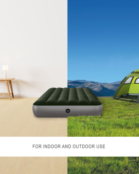 Intex Twin Dura-Beam Standard Prestige Air Mattress With Hand-Held Battery Pump 191x99x25cm