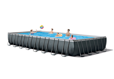 Intex Ultra XTR Frame Above Ground Rectangular Pool Set 975x488x132cm