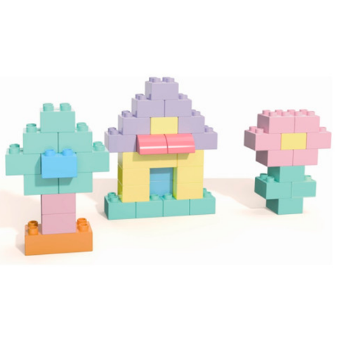 Unico Plus Bucket Bricks 60 Pieces