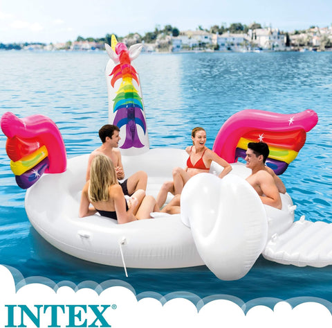 Intex Unicorn Party Island Float 503x335x173cm