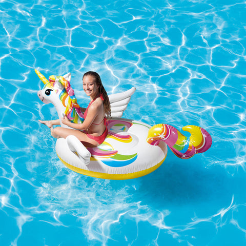 Intex Unicorn Ride-On Inflatable Pool Float 201x140x97cm