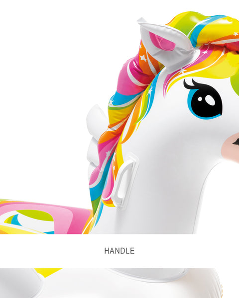 Intex Unicorn Ride-On Inflatable Pool Float 201x140x97cm