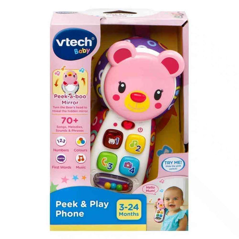 VTech Baby Peek & Play Phone Pink