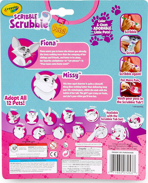 Washimals Colour & Wash Pets, Cats Pack
