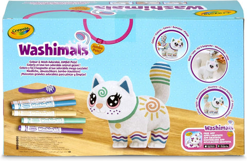 Washimals Jumbo Pets Big Jenny the Big Kitten 15 cm