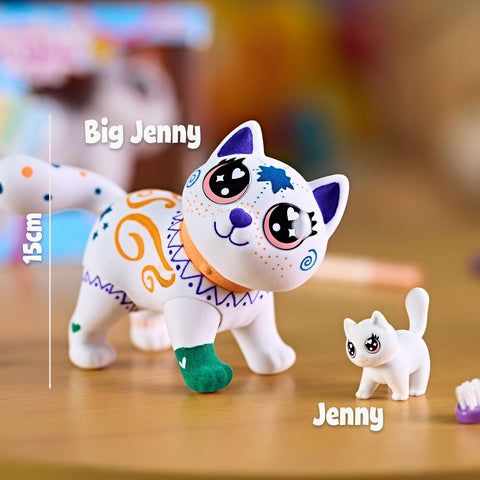 Washimals Jumbo Pets Big Jenny the Big Kitten 15 cm